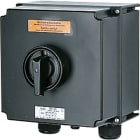 Cooper Capri - Interrupteur de sécurité 3x80A poignée noire, avec PE polyamide 2M50+1M25