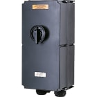 Cooper Capri - Interrupteur de sécurité 4x125A poignée noire, avec PE polyamide 2M40