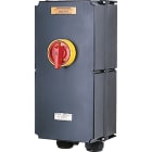 Cooper Capri - Interrupteur de sécurité 3x180A poignée rouge/jaune, avec PE polyamide 2M63+1M25