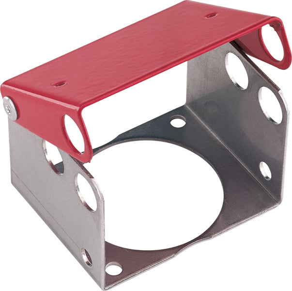 Cooper Capri - Capot métallique rouge pour condamner un coup de poing "AU" en pos. normale.