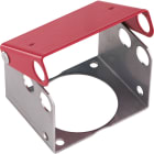 Cooper Capri - Capot métallique rouge pour condamner un coup de poing "AU" en pos. normale.