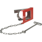 Cooper Capri - Porte métal. rouge type bris de glace pour BP, avec retour auto + marteau