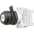 Cooper Capri - Bouton poussoir à impulsion 1NO+1NF (0-I-START-STOP)