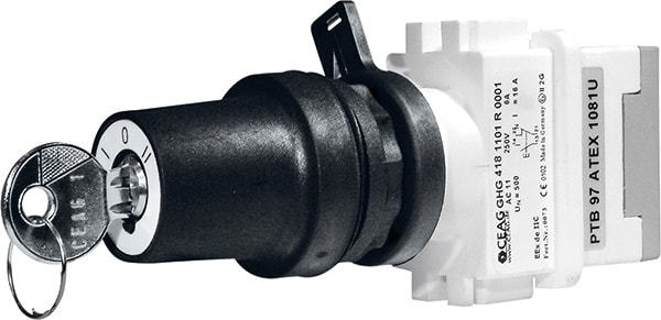 Cooper Capri - Commutateur à clé 3 pos. "I-0-II" (2NO séparés)