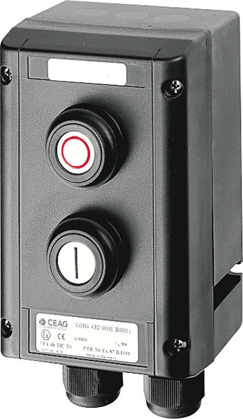 Cooper Capri - GHG432 - 2 boutons poussoirs à impulsion 1NO+1NF