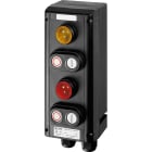 Cooper Capri - GHG434 - 2 doubles BP à impulsion 1NO+1NF + 2 voyants à led 20-250VAC/DC.