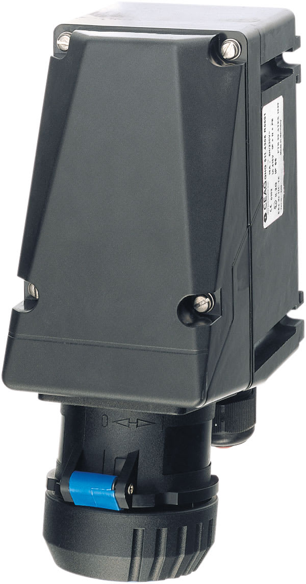 Cooper Capri - Socle mural 16A-2P+T-110V avec 2 entrées métal M20 sans PE