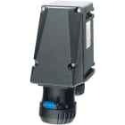 Cooper Capri - Socle mural 16A-2P+T-110V avec 1 PE M25 polyamide et 1 bouchon M25