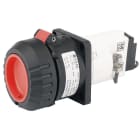 Cooper Capri - Socle encastrable 16A-3P+T-380/415V pour montage sur porte