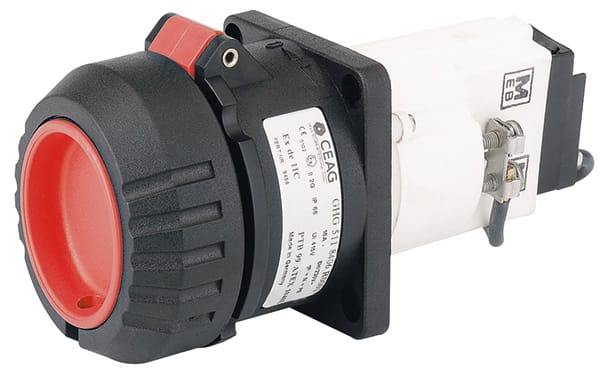 Cooper Capri - Socle encastrable 16A-3P+T-230V pour montage sur porte