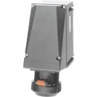 Cooper Capri - Socle mural 32A-3P+N+T-380/415V avec 2 entrées métal M32 sans PE