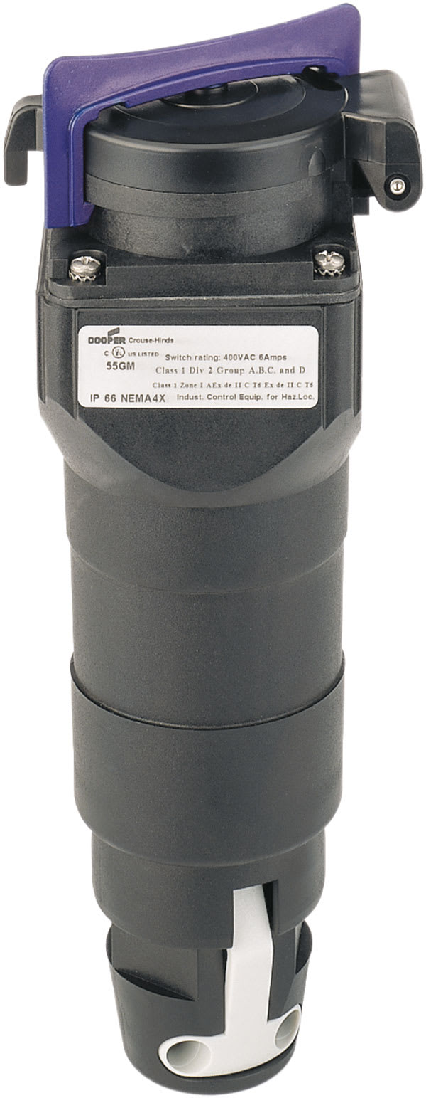 Cooper Capri - Prolongateur 16A-3P-42V avec serre câble diam. ext. 9-17mm
