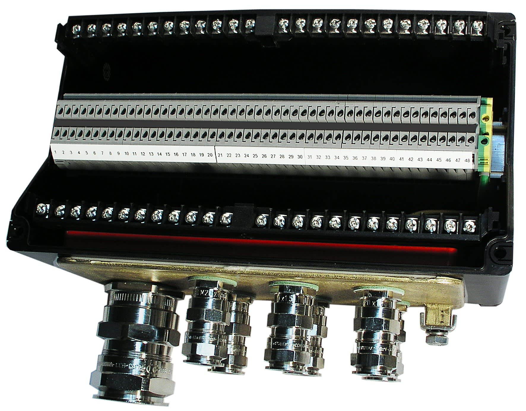 Cooper Capri - BJ 12G armées Ex e - entrées métal. 1M25 + 6M20 (sans PE)