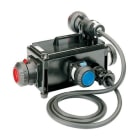 Cooper Capri - Bloc multiprises portatif 3 sorties avec fiche 16A-3P+N+T-380/415V