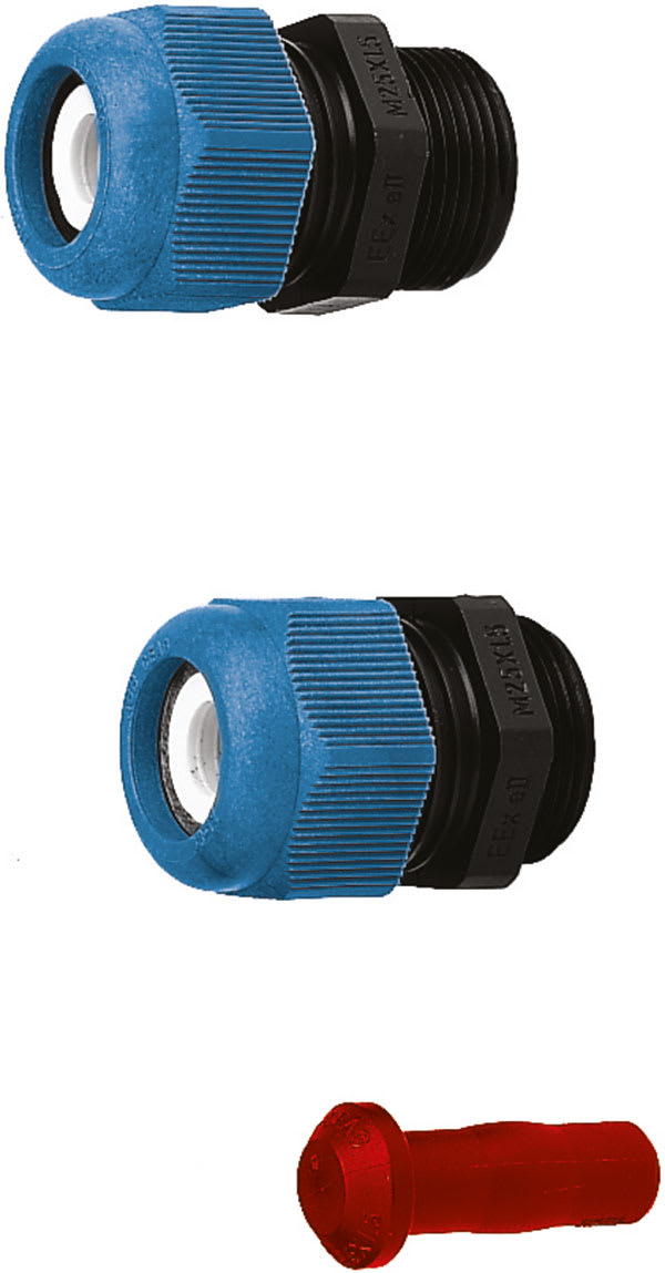 Cooper Capri - Presse-étoupe Ex e en polyamide bleu M25