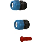 Cooper Capri - Presse-étoupe Ex e en polyamide bleu M40 filetage long