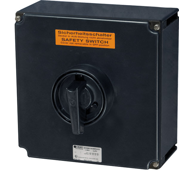 Cooper Capri - Interrupteur de sécurité 6x25A pour zone 22, avec PE polyamide 4M32+1M25
