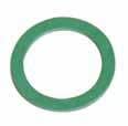 Cooper Capri - Joint plat fibre - NPT 3/8" - vert - plage de température -60°C à +140°C