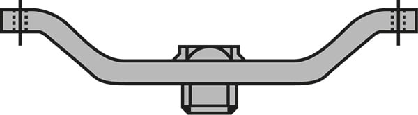 Cooper Capri - AS.EV/AB - Etrier de fixation pour montage au plafond