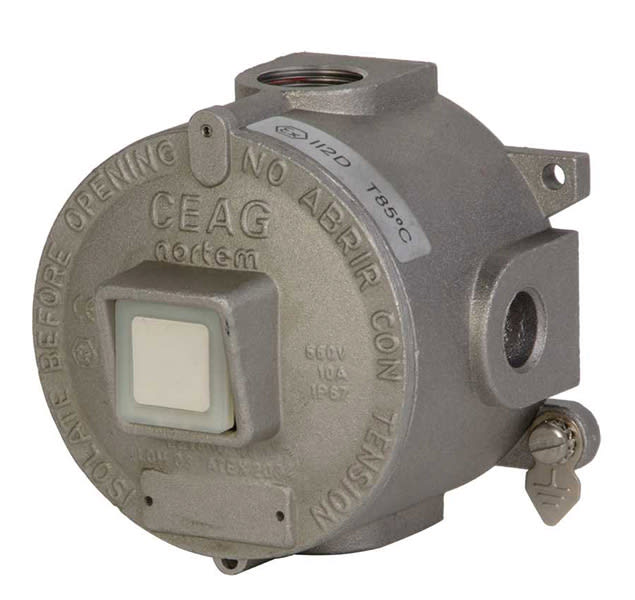 Cooper Capri - EFS-A - 1 BP 1O+1F blanc - 1 entrée 3/4" sans PE