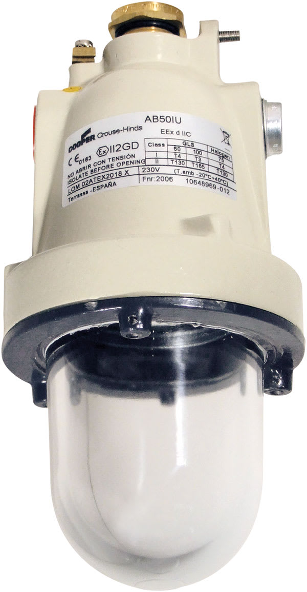 Cooper Capri - AB50IU - Lanterne LED E27 20W max - 2 entrées 3/4" (sans PE)