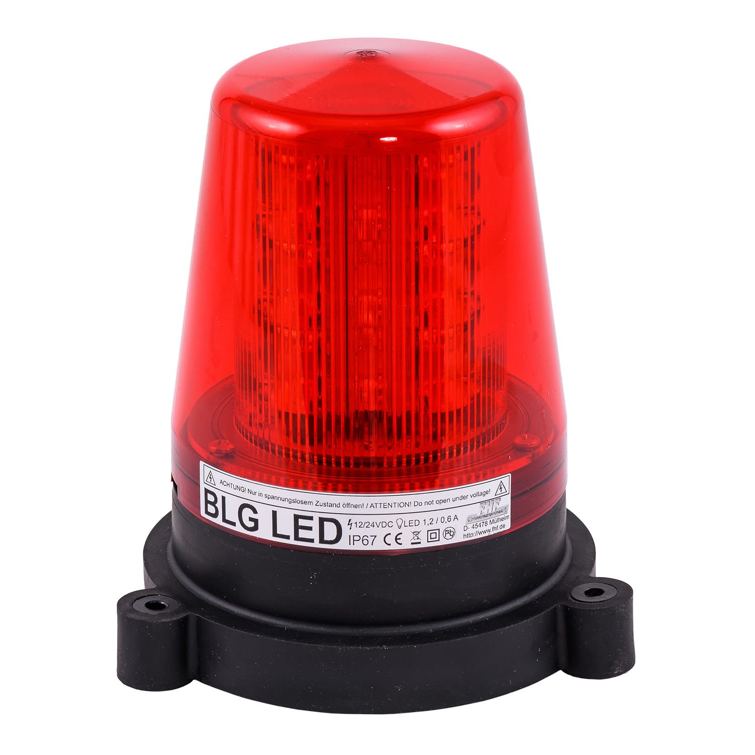 Cooper Capri - Feu à LED BLG rouge, alimentation 230 V AC