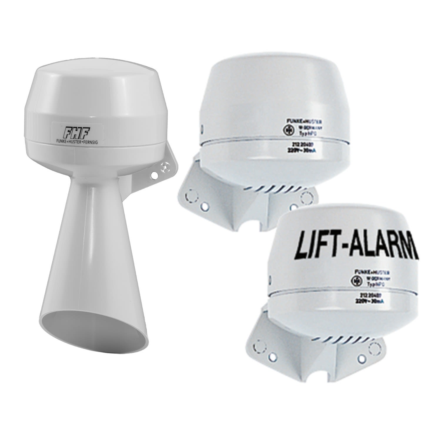 Cooper Capri - Mini sirène de signalisation HP 92 dB, alimentation 24 V DC