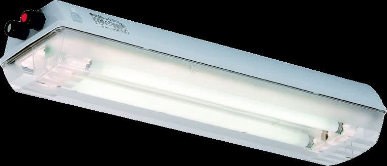 Cooper Capri - eLLK92 018/18 1/6-1 LED READY - Luminaire fluo. 2x18W évolutif LED