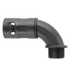 Cooper Capri - Coude à 90° CAPRILOK Standard - taille 13 - Pg 13 - polyamide 6.6 noir - IP66