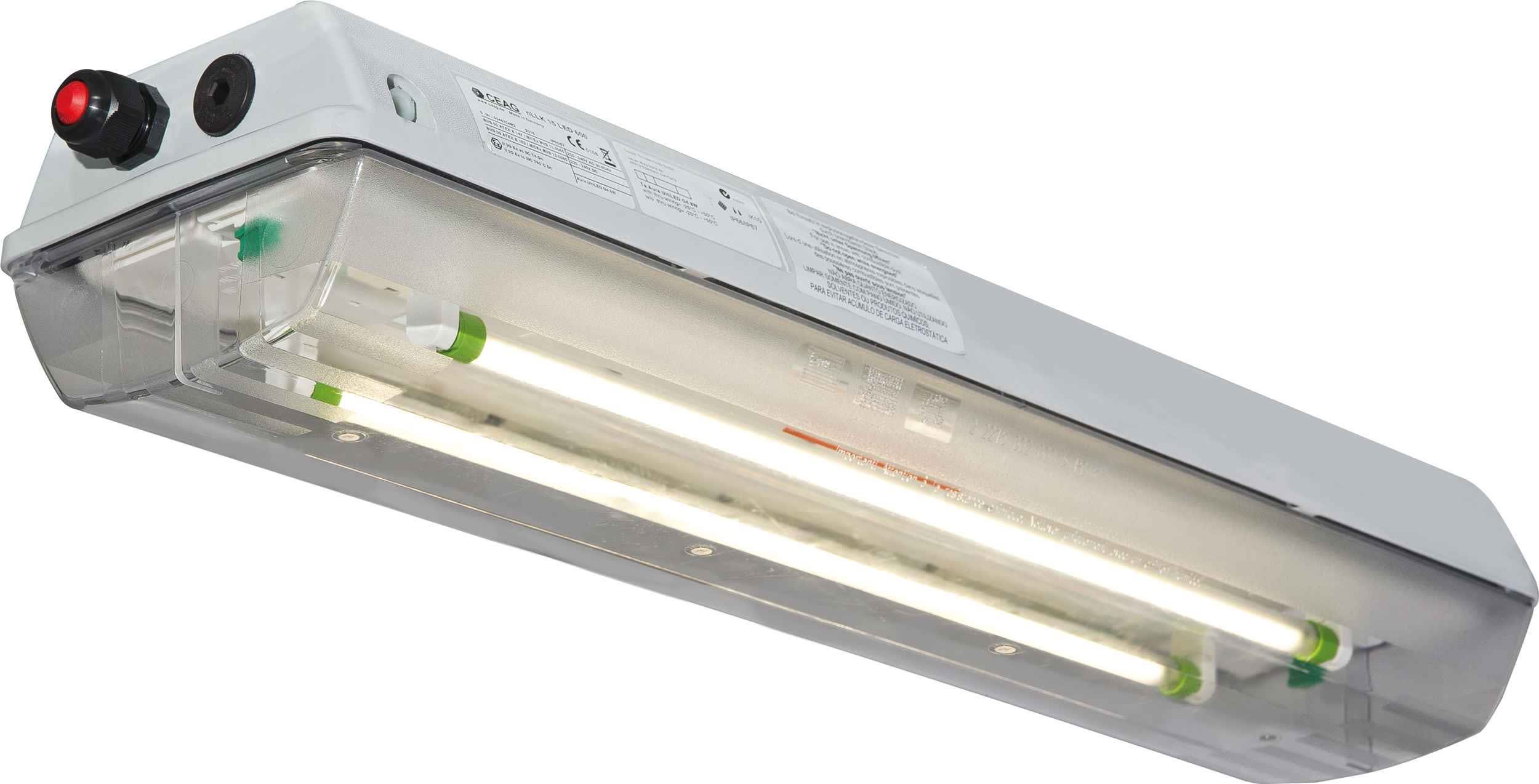 Cooper Capri - nLLK15 LED 1200 N 1/6-1K - Luminaire LED secouru 2x17W - 3800 lm