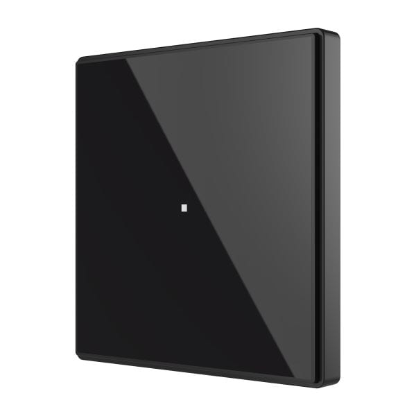 ZENNIO - Interrupteur capacitif Square TMD 1 bouton. Capteur Température - Anthracite
