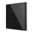 ZENNIO - Interrupteur capacitif Square TMD 4 boutons. Capteur Température - Anthracite