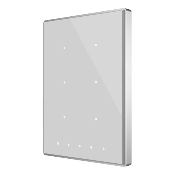 ZENNIO - Interrupteur capacitif TMD de 6 boutons avec thermostat. Cadre polycarbonate ...