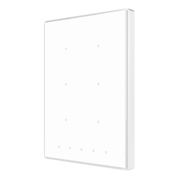 ZENNIO - Interrupteur capacitif TMD de 6 boutons avec thermostat. Cadre polycarbonate ...