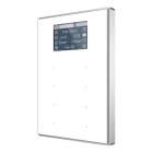 ZENNIO - Interrupteur capacitif de 8 boutons et écran  (modèle VIEW). Cadre aluminium ...