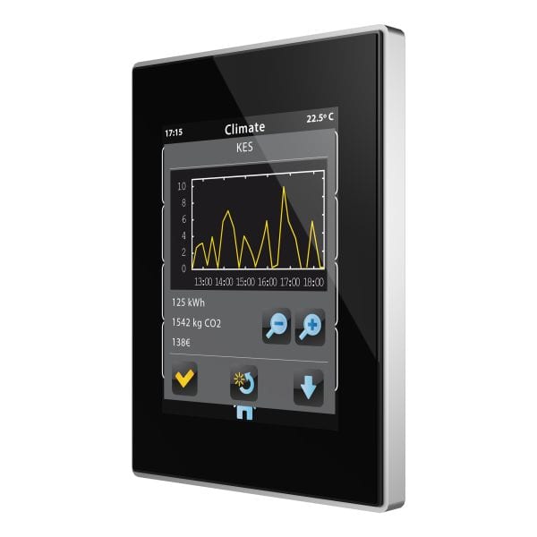 ZENNIO - Z41 Pro. Écran tactile couleur capacitif et connexion IP. Cadre aluminium - A...