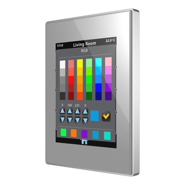 ZENNIO - Z41 Pro. Écran tactile couleur capacitif et connexion IP. Cadre aluminium - A...