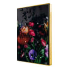 ZENNIO - Interrupteur capacitif TMD de 4 boutons avec thermostat. Cadre doré - Personn...