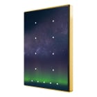 ZENNIO - Interrupteur capacitif TMD de 8 boutons avec thermostat. Cadre doré - Personn...