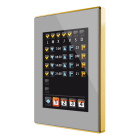 ZENNIO - Z41 Lite. ecran tactile couleur capacitif - Cadre dore - Argent