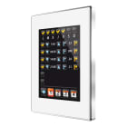 ZENNIO - Z41 Lite. ecran tactile couleur capacitif - Cadre chrome - Blanc