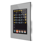 ZENNIO - Z41 Pro. Écran tactile couleur capacitif et connexion IP. Cadre chromé - Argent