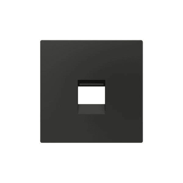 ZENNIO - ZS55. Cache pour connecteur RJ45 55 x 55 mm - 1 connecteur - Anthracite