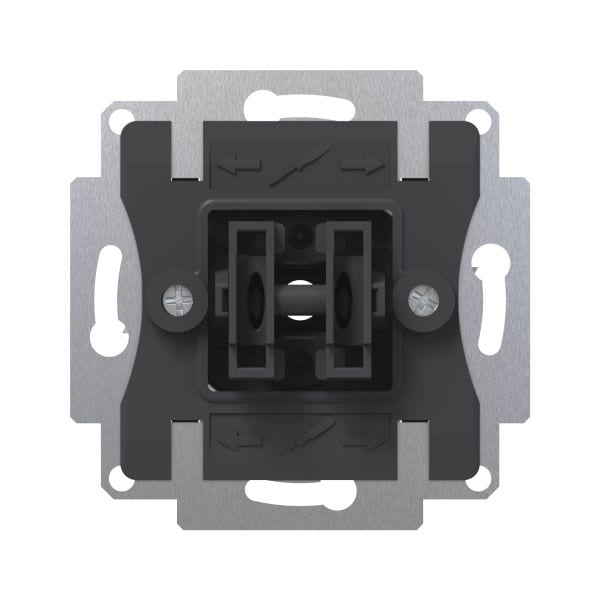 ZENNIO - ZS55. Mécanisme interrupteur double 10 A X / 250 V ~ (sans cache 8300019xx)