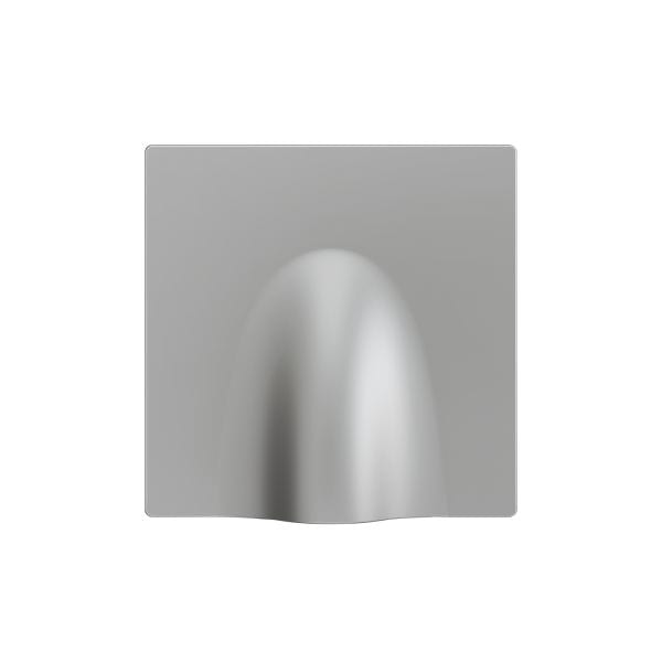 ZENNIO - ZS55. Cache pour sortie de câble 55 x 55 mm - Argenté