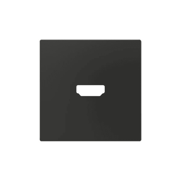 ZENNIO - ZS55. Cache pour connecteur HDMI 55 x 55 mm - Anthracite