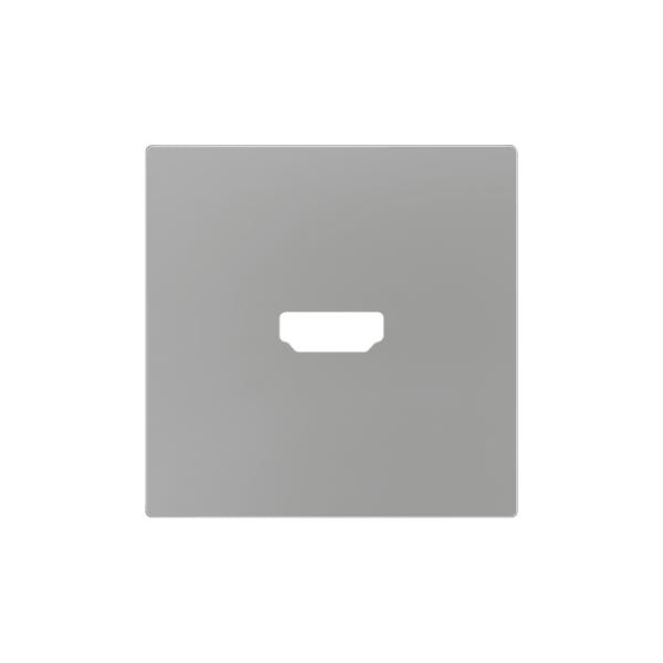 ZENNIO - ZS55. Cache pour connecteur HDMI 55 x 55 mm - Argenté