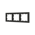 ZENNIO - ZS55. Cadre - 3 modules - Anthracite