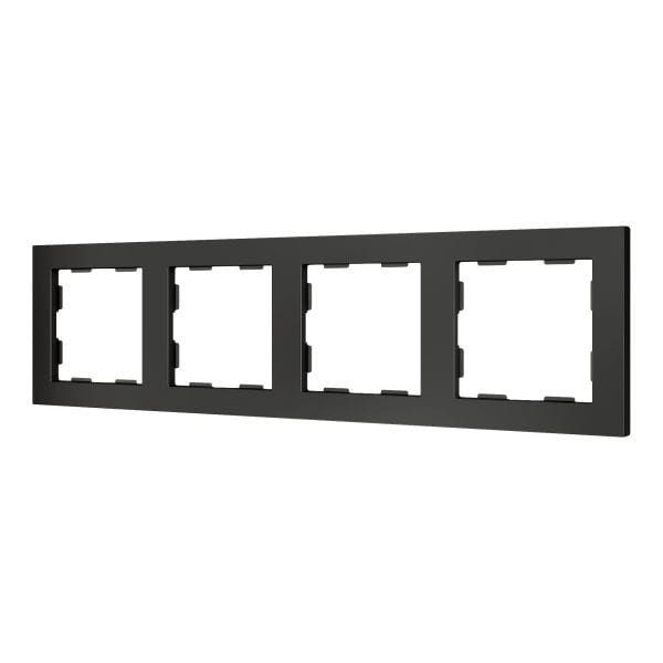 ZENNIO - ZS55. Cadre - 4 modules - Anthracite