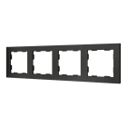 ZENNIO - ZS55. Cadre - 4 modules - Anthracite